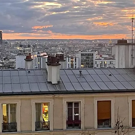 Apt Buttes Chaumont Vue 公寓