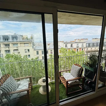 公寓 Apt Buttes Chaumont Vue *