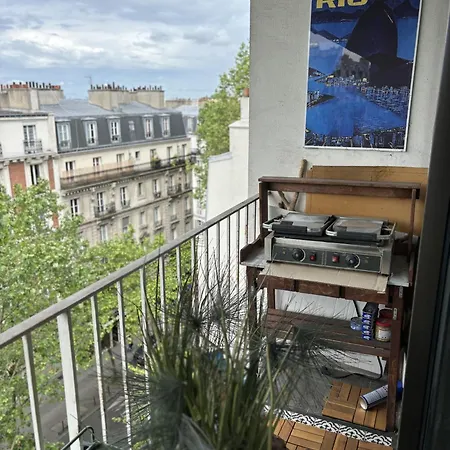 Apt Buttes Chaumont Vue 公寓 *